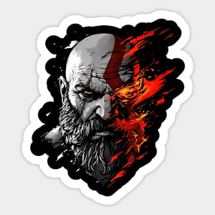 kratos Sticker